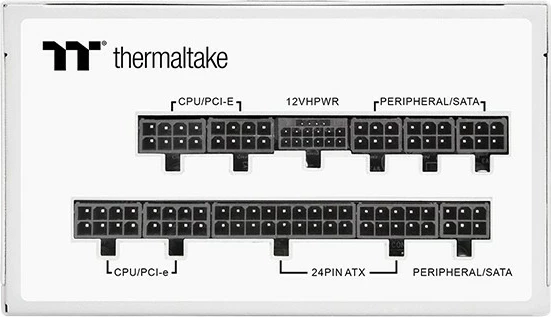 Visokozmogljivi napajalnik Thermaltake Toughpower GF3 Snow 1200W, 80 PLUS Gold, ATX 3.0, bel