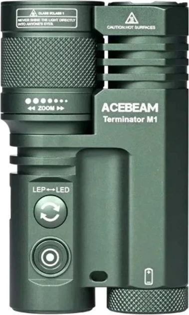 Ročna svetilka AceBeam M1, 6500K, zelena