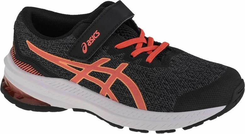 Atletski čevlji za otroke Asics, črno-oranžni