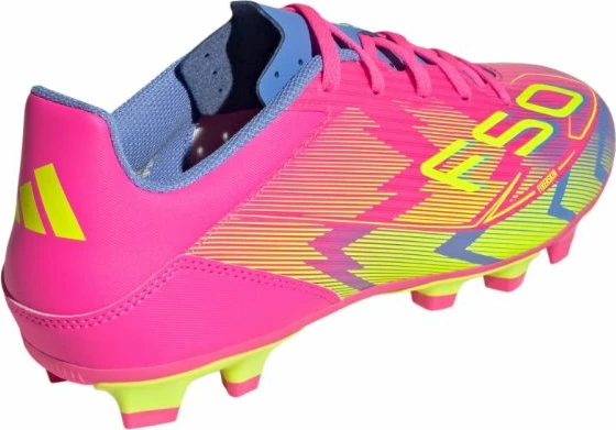 Čevlji za nogomet adidas, moški, rožnati