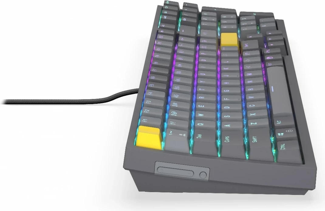 Mehanska tipkovnica Celeris 1800 Endorfy, RGB, brezžična, 96%, siva