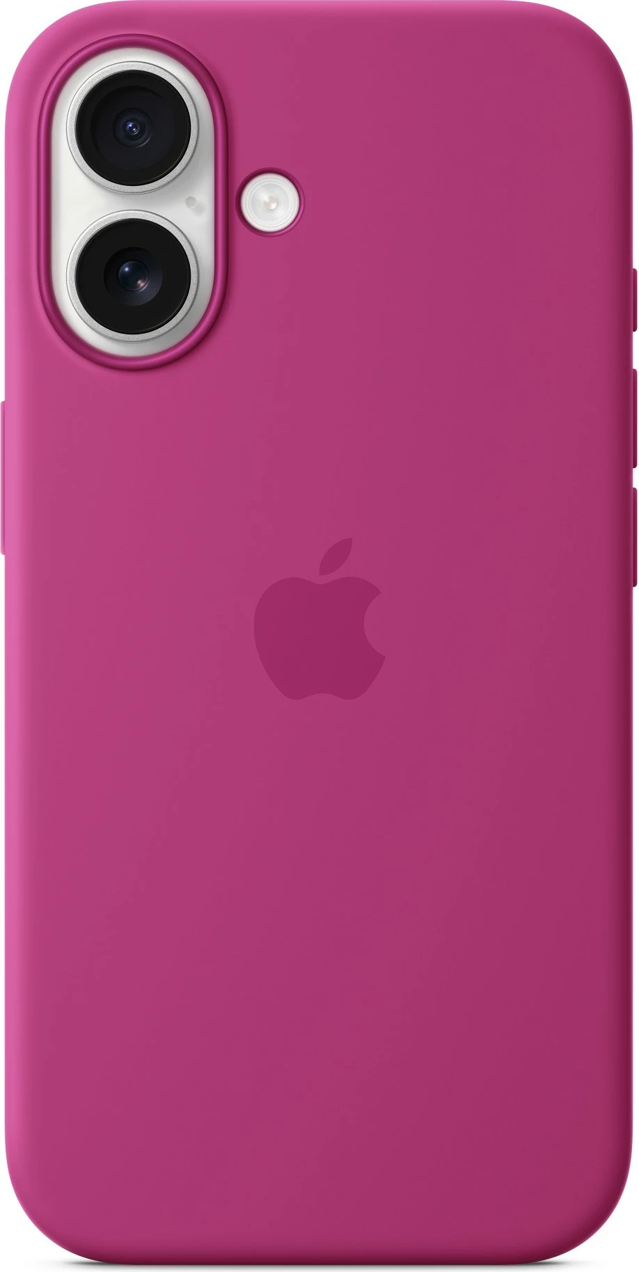 Silikonska zaščita za Apple iPhone 16 z MagSafe, Fuchsia