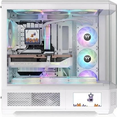 Računalniško ohišje View 600 TG Snow White Thermaltake, Full Tower, RGB, belo