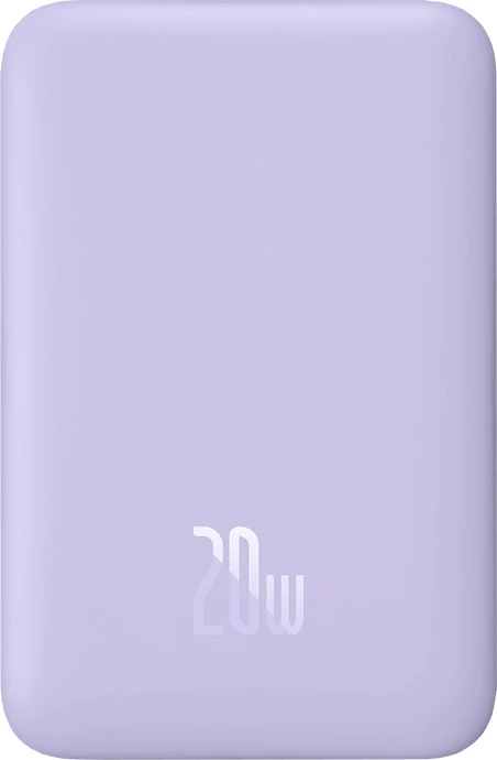 Magnetni powerbank Baseus Magnetic Mini 10000mAh, USB-C 20W, MagSafe, vijoličen