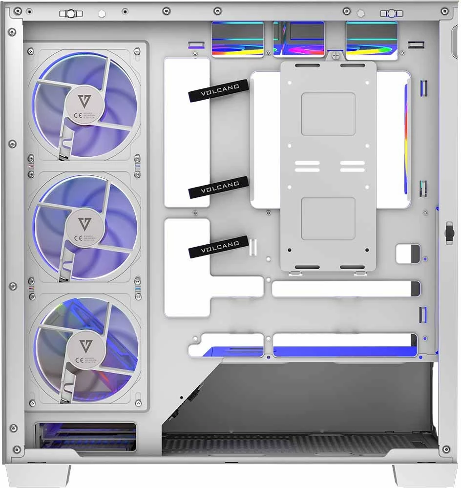 Računalniško ohišje, midi ohišje MODECOM Volcano Stellar 8F ARGB 20, belo