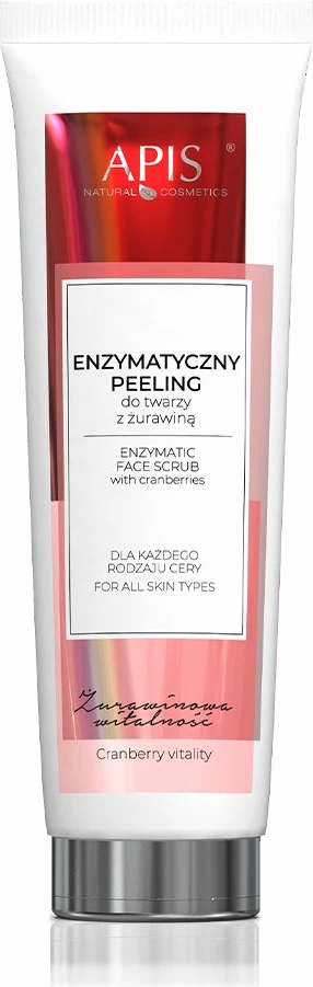 Enzimski piling za obraz Cranberry Vitality APIS, 100 ml