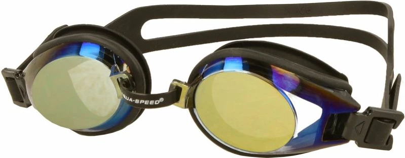 Plavalna očala Challenge 07, Aqua-Speed, za moške in ženske, črne