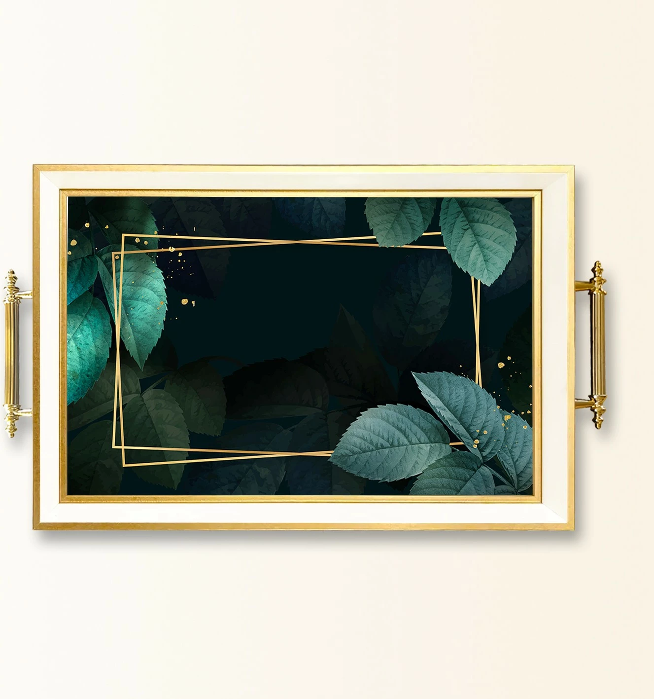 Pladenj iz stekla Aberto TPB9774, večbarven