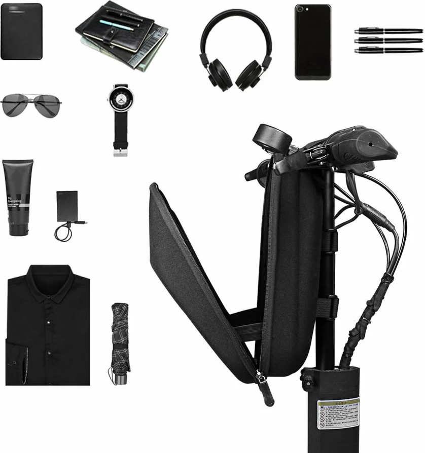 Torba za krmilo trotinetu Wozinsky WSB1BK, 4 L, črna