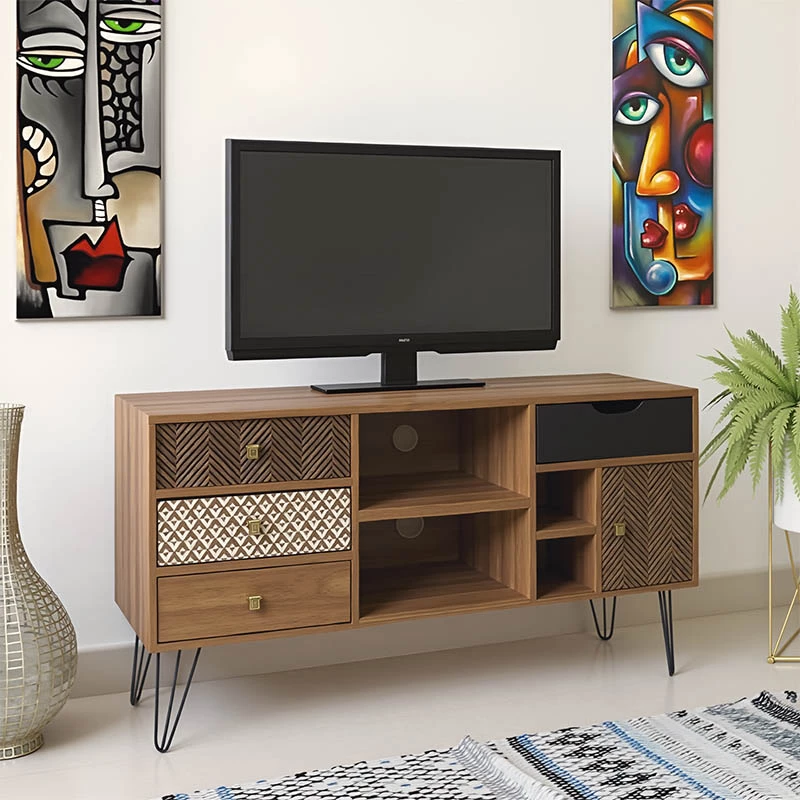 TV omara Boho, oreh, 120x39x64 cm
