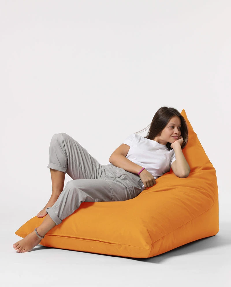 Puf za vrt, oranžen, Pyramid Big Bed, Atelier del Sofa