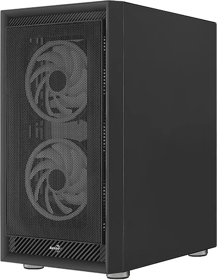 Namizna ohišje PGS Graphite-G-BK-v2 FRGB, Aerocool, črno
