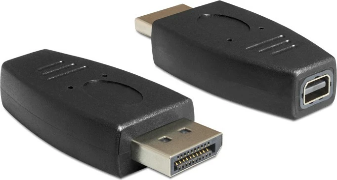 Adapter DisplayPort na Mini DisplayPort, DeLOCK 65237, črn
