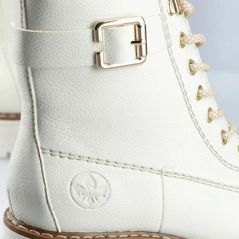 Udobne ženske čevlje, Rieker, bele