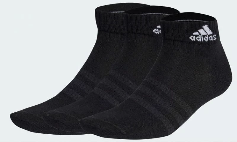 Tanke športne nogavice, adidas IC1282, unisex, črne