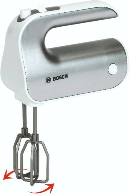 Igrača ročni mešalnik Klein Bosch 9240, z vrtljivimi metlicami, na AA baterije, srebrn