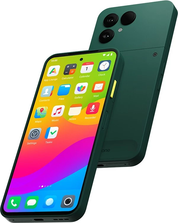 Pametni telefon Fairphone 6, 8 GB RAM, 256 GB, Dual-SIM, 5G, gozdno zelena