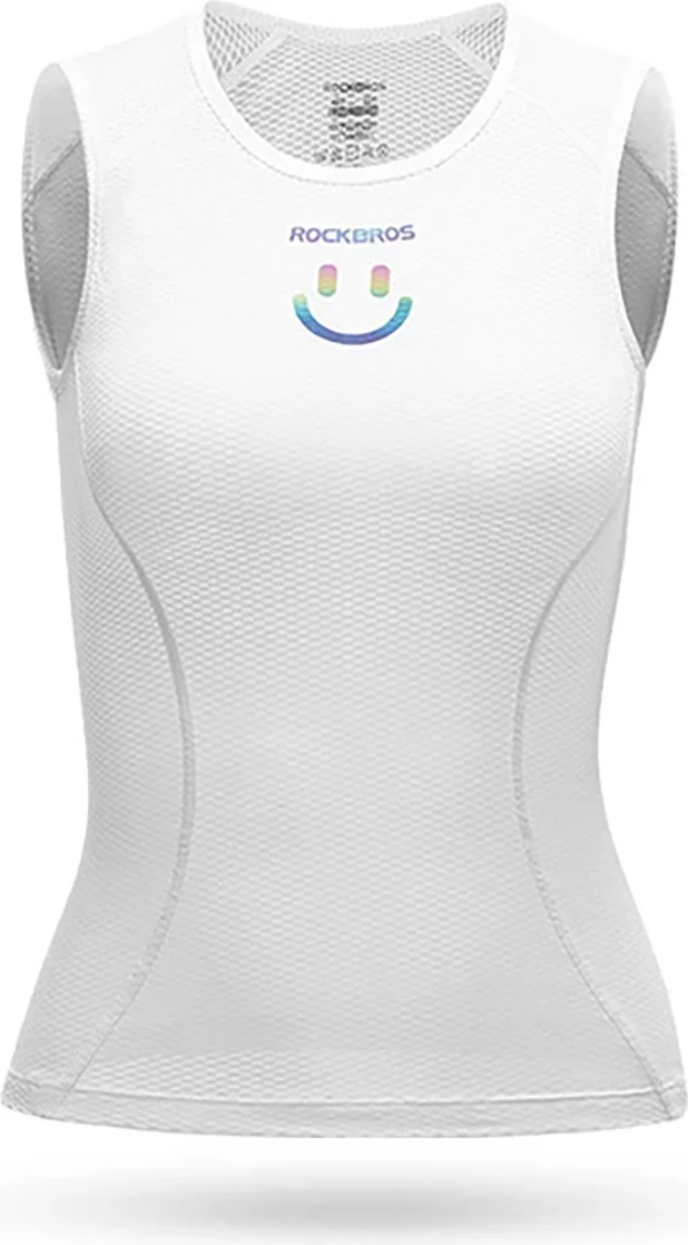 Kolesarski telovnik za ženske Rockbros YDBX001, XL/XXL, bel