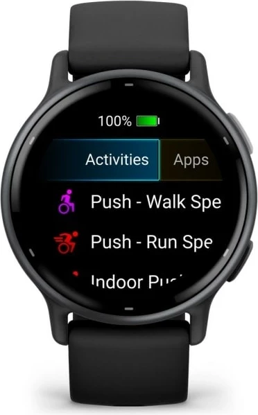 Pametna ura Garmin Vivoactive 5, 1.2" AMOLED, GPS, črna