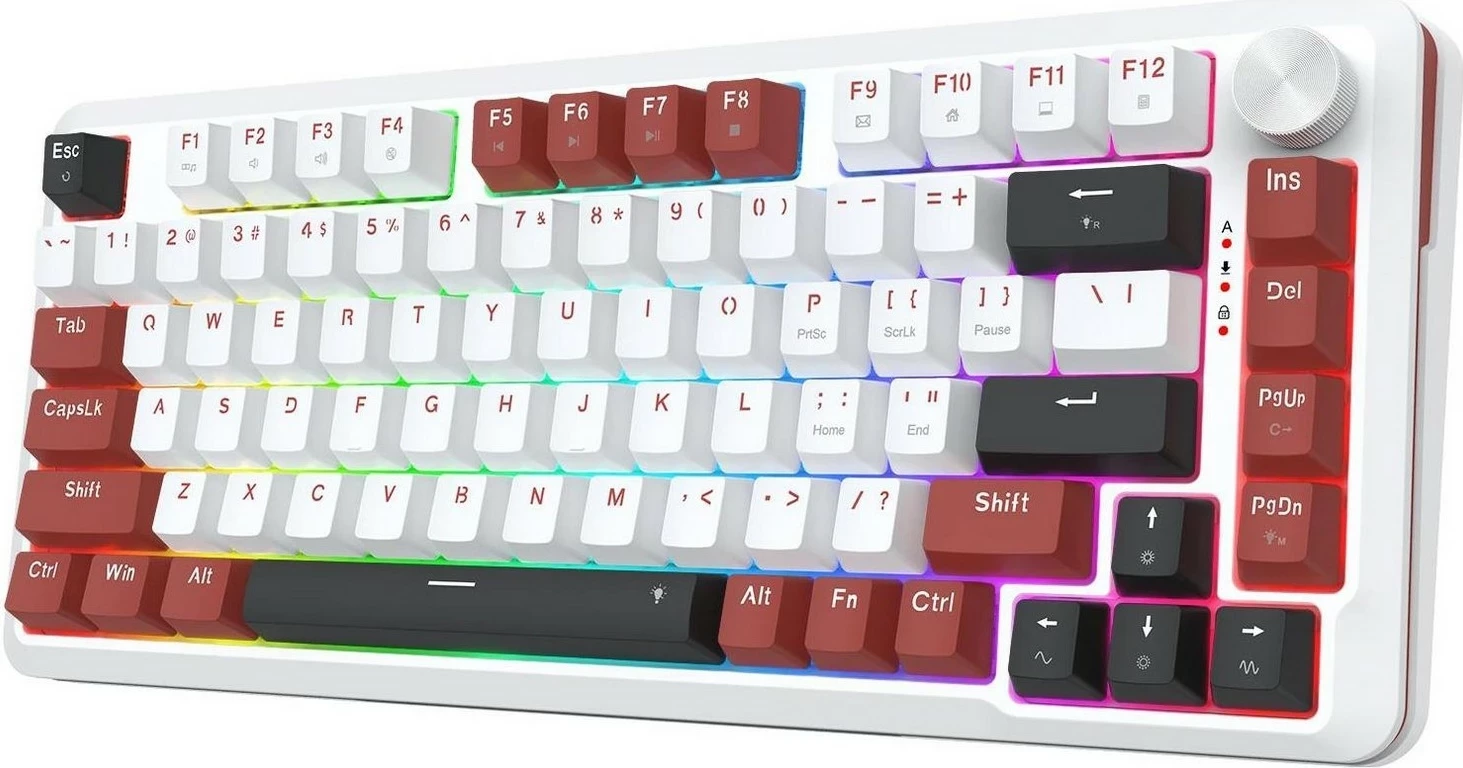 Tipkovnica RGB, bela Redragon K721WRB-RGB Stormhunter