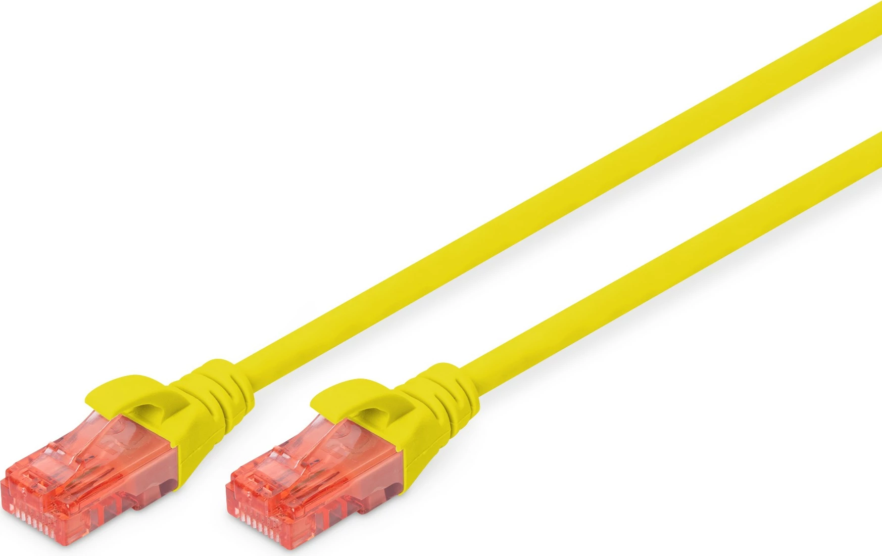 Mrežni kabel CAT6, 2 m, UTP, RJ-45, rumen — Digitus