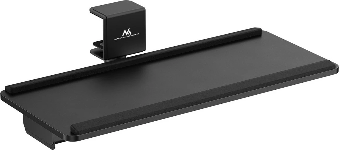 Nosilec za tipkovnico pod mizo Maclean MC-108B, črn