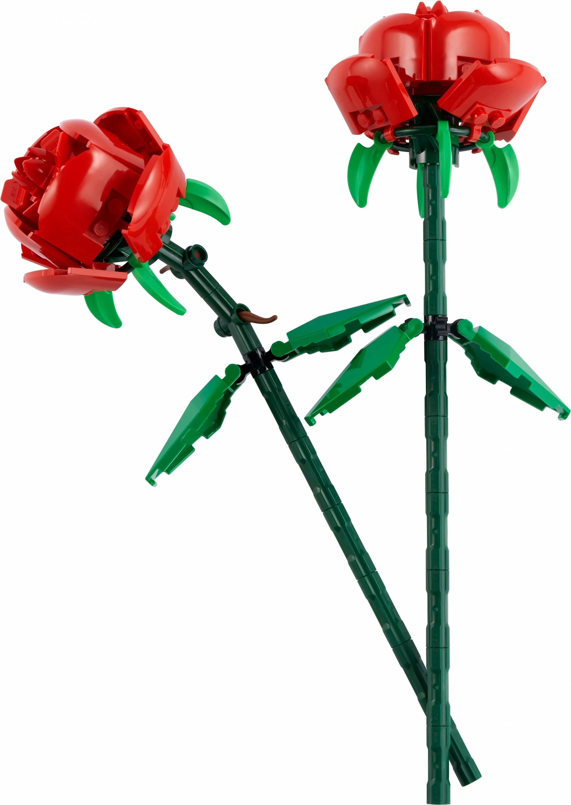 Kreativen in dekorativen komplet LEGO Iconic Roses, 120 delov, večbarven