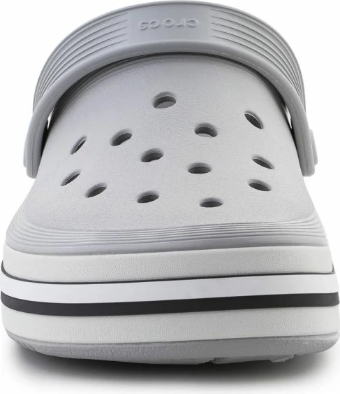 Udobne natikače Crocs Off Court Logo Clog, sivi/srebrni, unisex