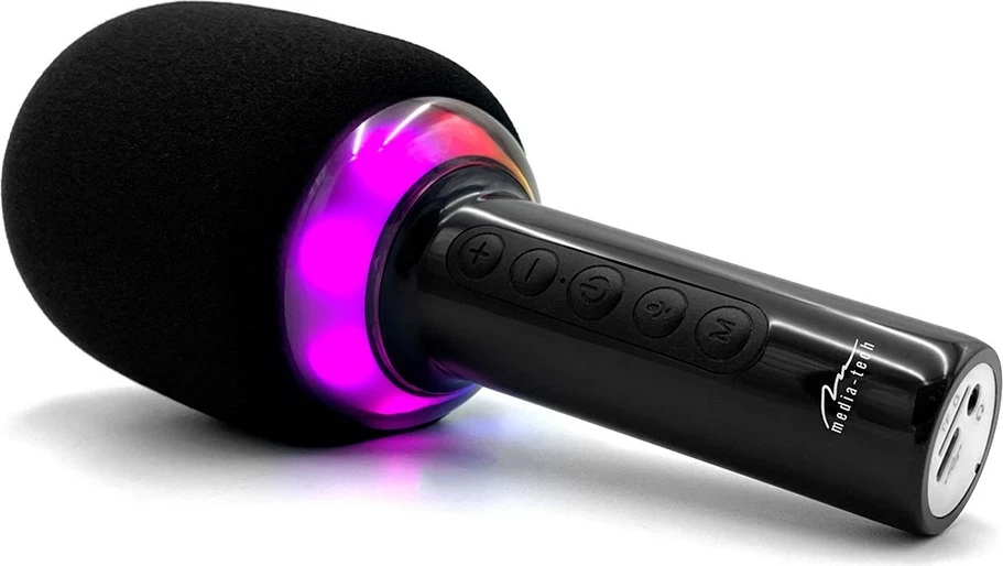 Karaoke mikrofon Media Tech MT399 z Bluetooth, črn