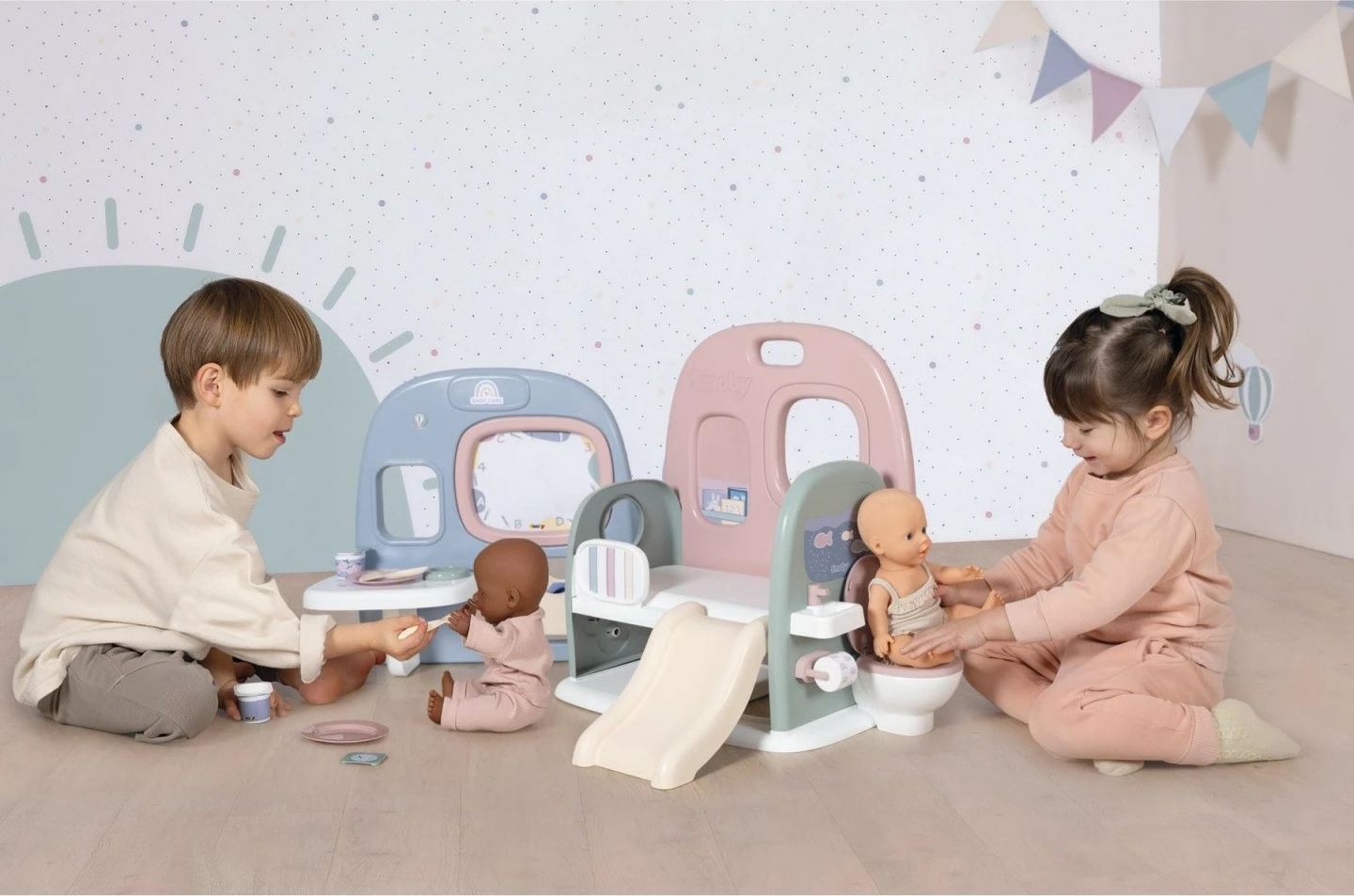 Igralni kotiček za lutke Smoby Baby Nurse 7600240308, plastika, večbarven