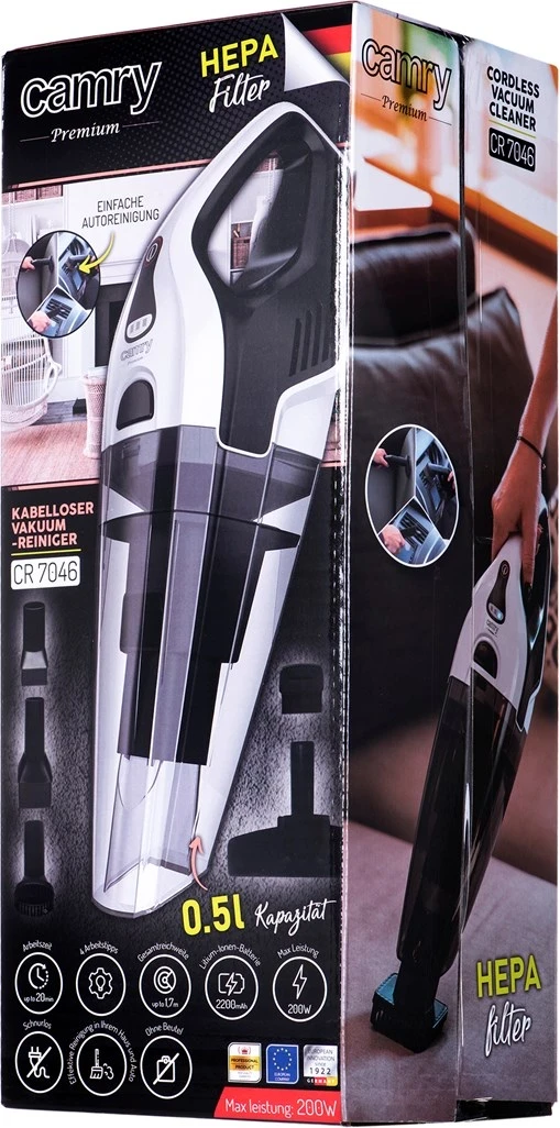 Sesalnik Adler CAMRY CR 7046, črn