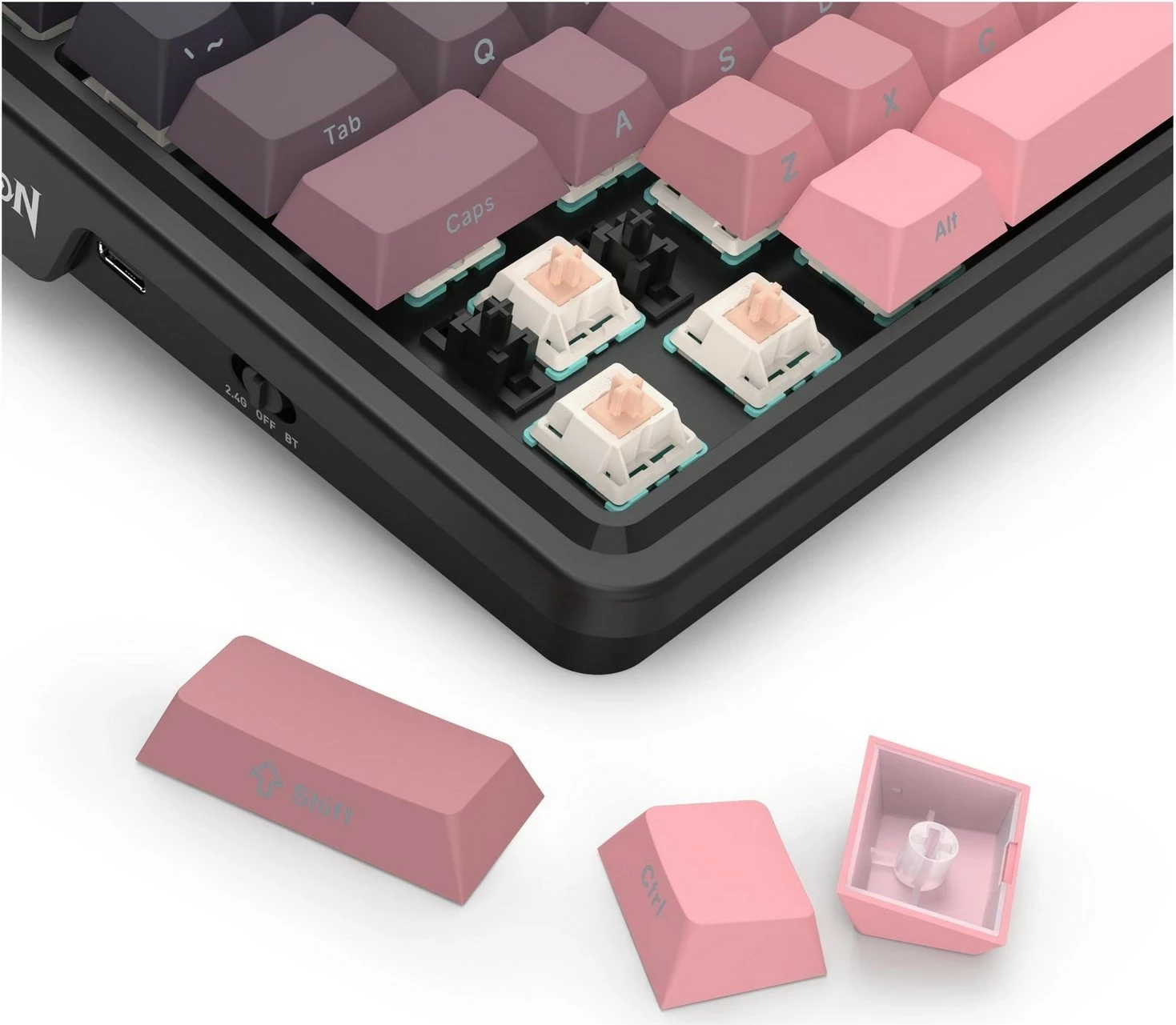 Mehanska RGB igralna tastatura Antonium PRO Redragon K728SP-RGB-PRO, črna