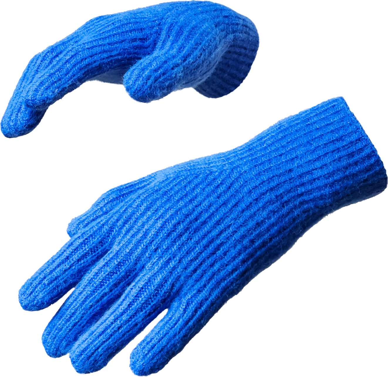 Pletene rokavice za telefon Hurtel, univerzalna velikost, modre