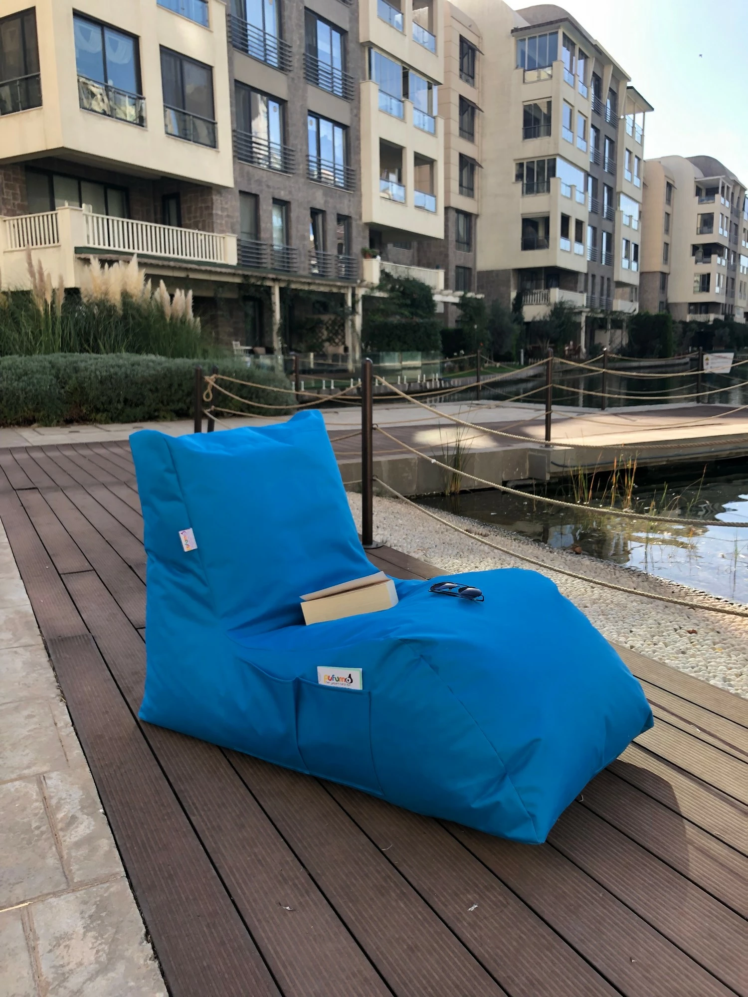 Sedežna vreča za sprostitev, turkizna, Atelier del Sofa Daybed