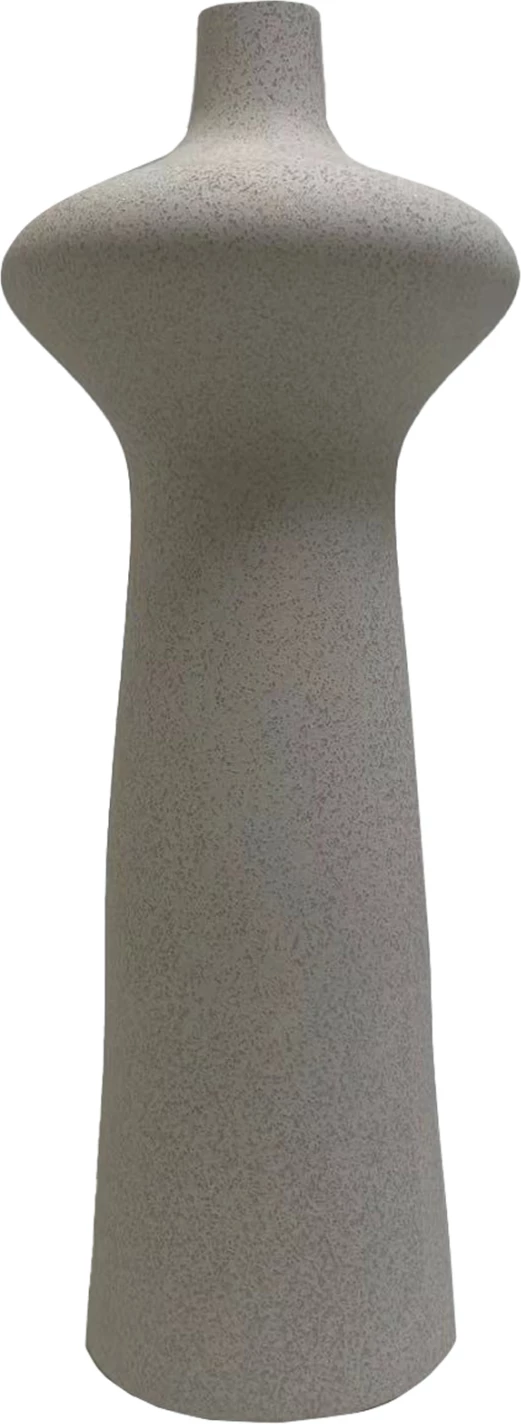Keramična namizna dekoracija žezlo FH4636.01 v barvi bele z kristalizacijo Φ18,8x50Hcm