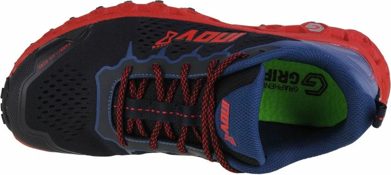 Superge za tek, Inov-8, moške, rdeče in temno modre