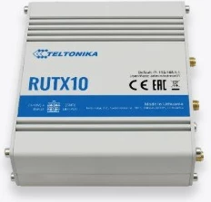 Router Teltonika RUTX10, Wi‑Fi 5 (802.11ac), dual‑band (2,4 GHz / 5 GHz), Ethernet LAN, bel, namizni