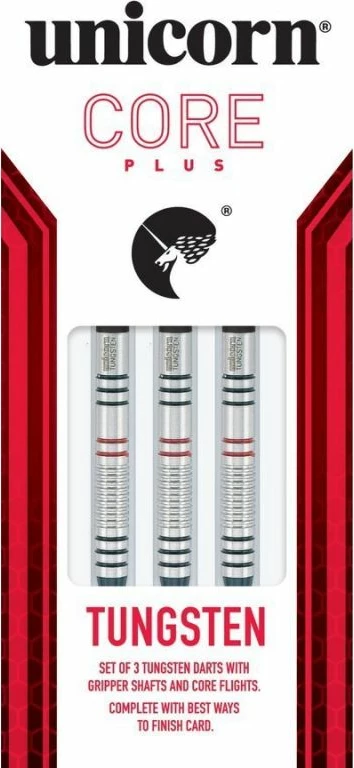 Shigjeta z mehko konico Unicorn Core Plus Tungsten za moške in ženske, 17 g in 19 g