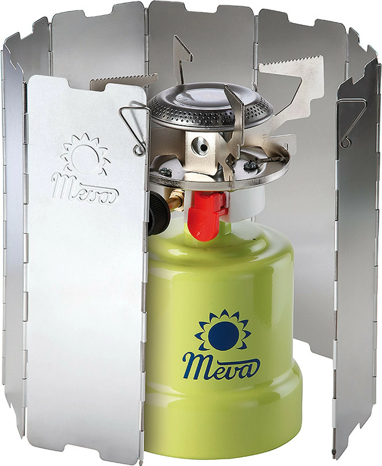 Zavetrje za kampirni štedilnik Meva GD15004, aluminij, srebrno