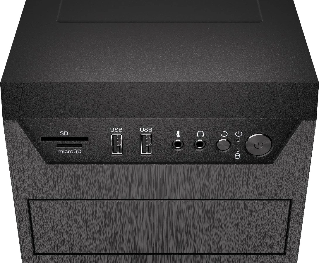 Ohišje za računalnik ENDORFY Armis 100 Solid, EY2A015, črno