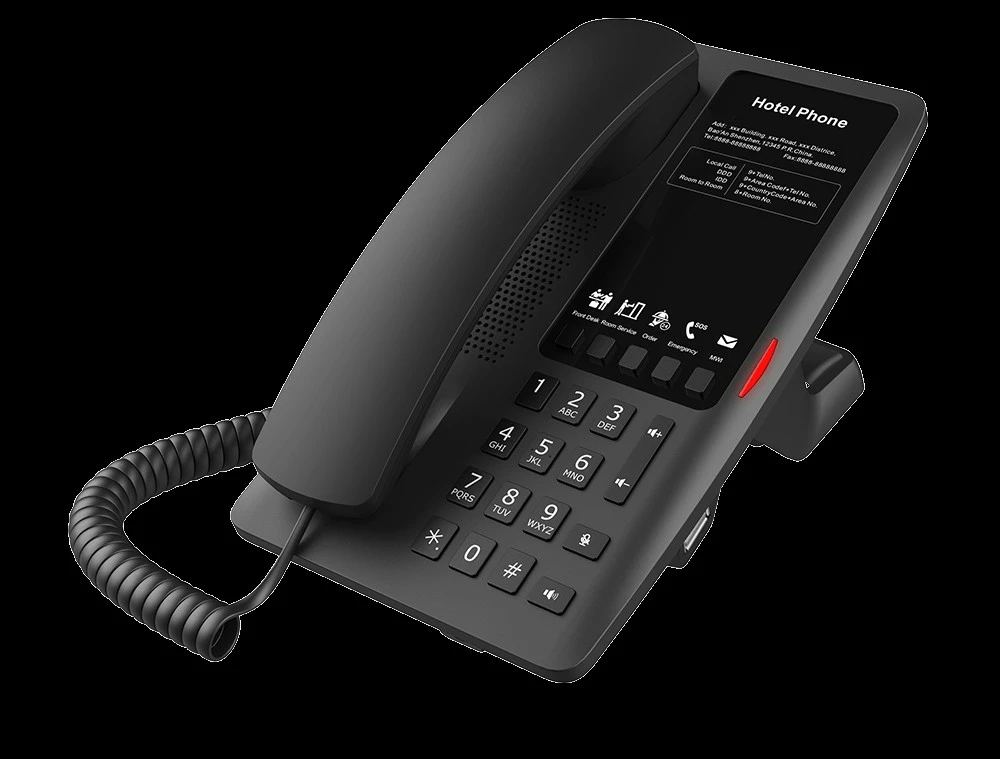 VoIP telefon Fanvil H4W, črn