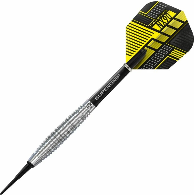 Darts puščice, Harrows NX-90, unisex, rumeno/sive