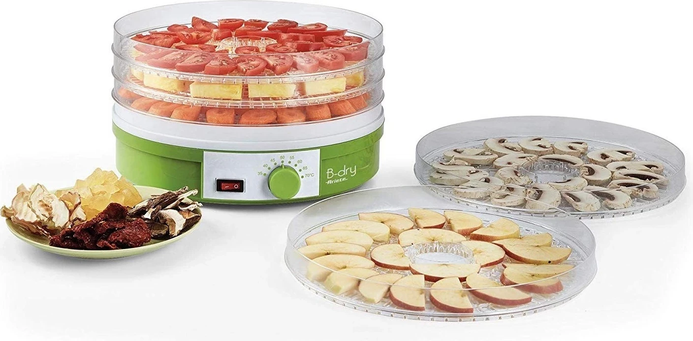 Sušilnik hrane Ariete 616 B-Dry, temperaturni nadzor, bel