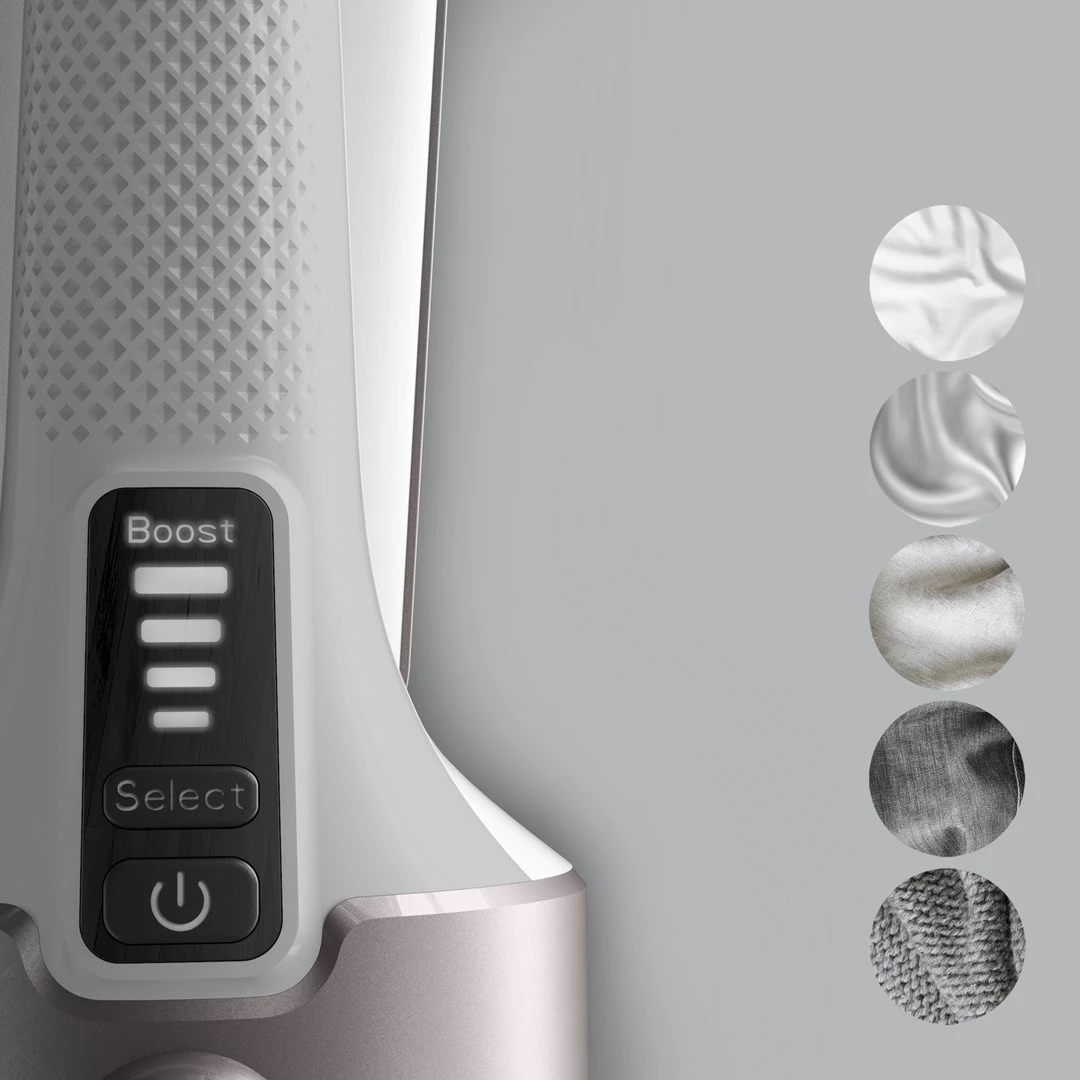 Ročni parni likalnik za oblačila Tefal Pure Force DT8765E0, 0.18 L, 1800 W, črn/kanel