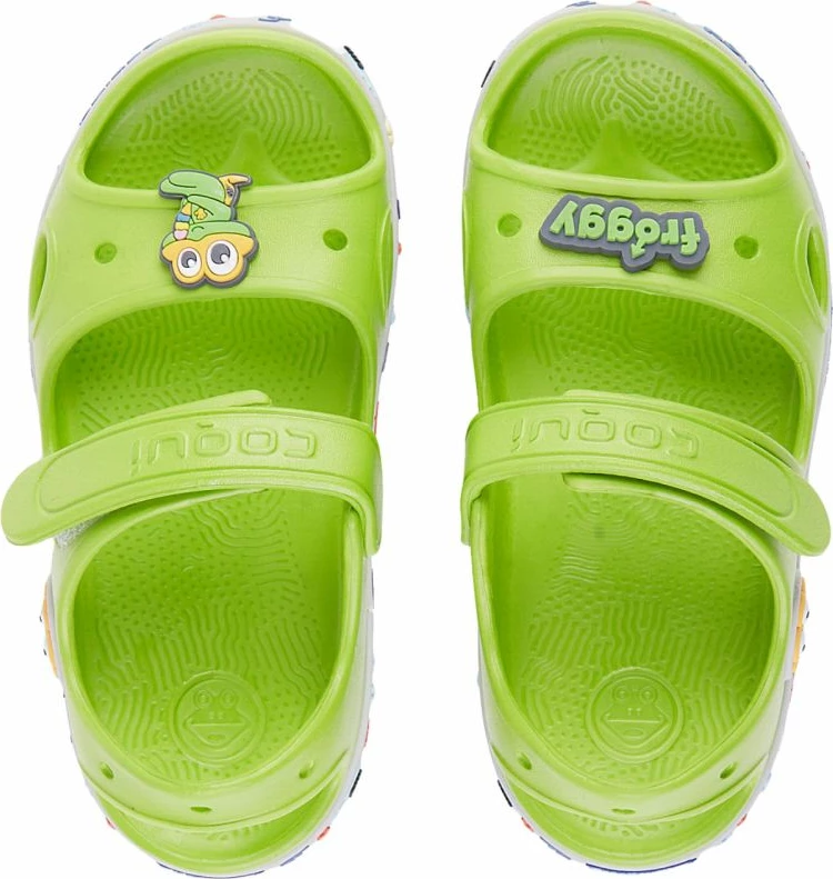 Sandali za otroke Coqui, zeleni