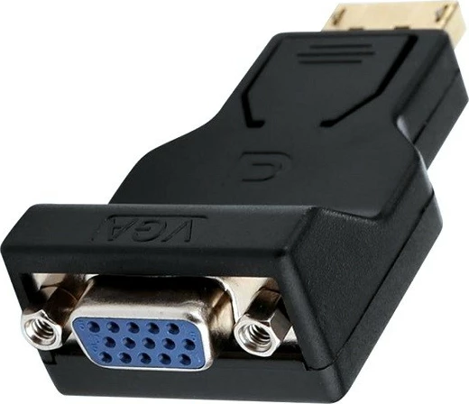 Adapter DisplayPort na VGA i-tec DP2VGAADA, črn