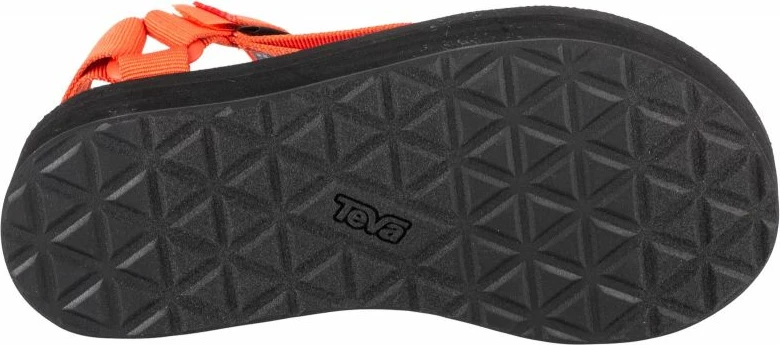 Sandali Teva, črni in oranžni, za ženske