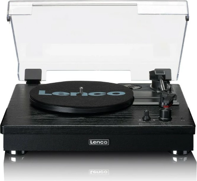 Gramofon z Bluetooth in 2 zvočnikoma Lenco LS-101BK, črn