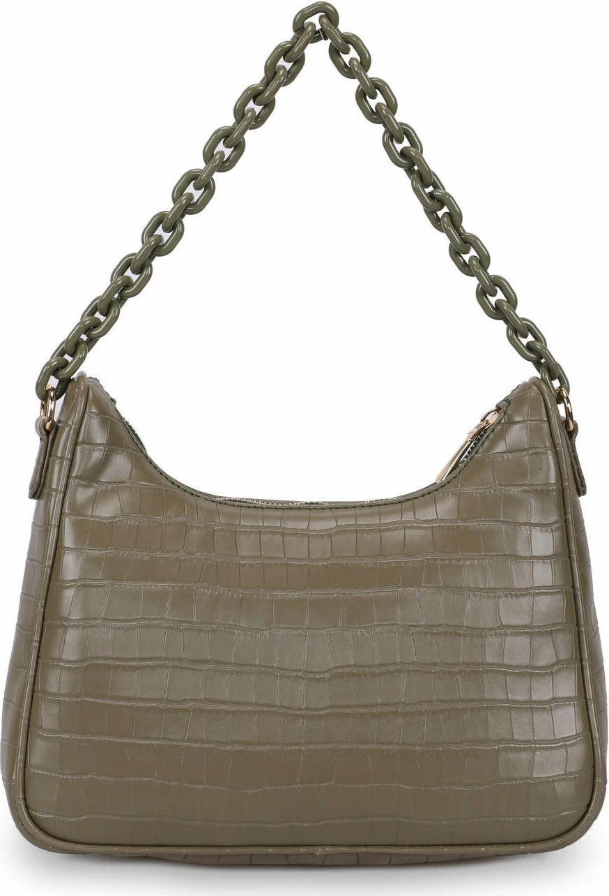 Torba za čez ramo, zelena, Croco Lucky Bees, 265