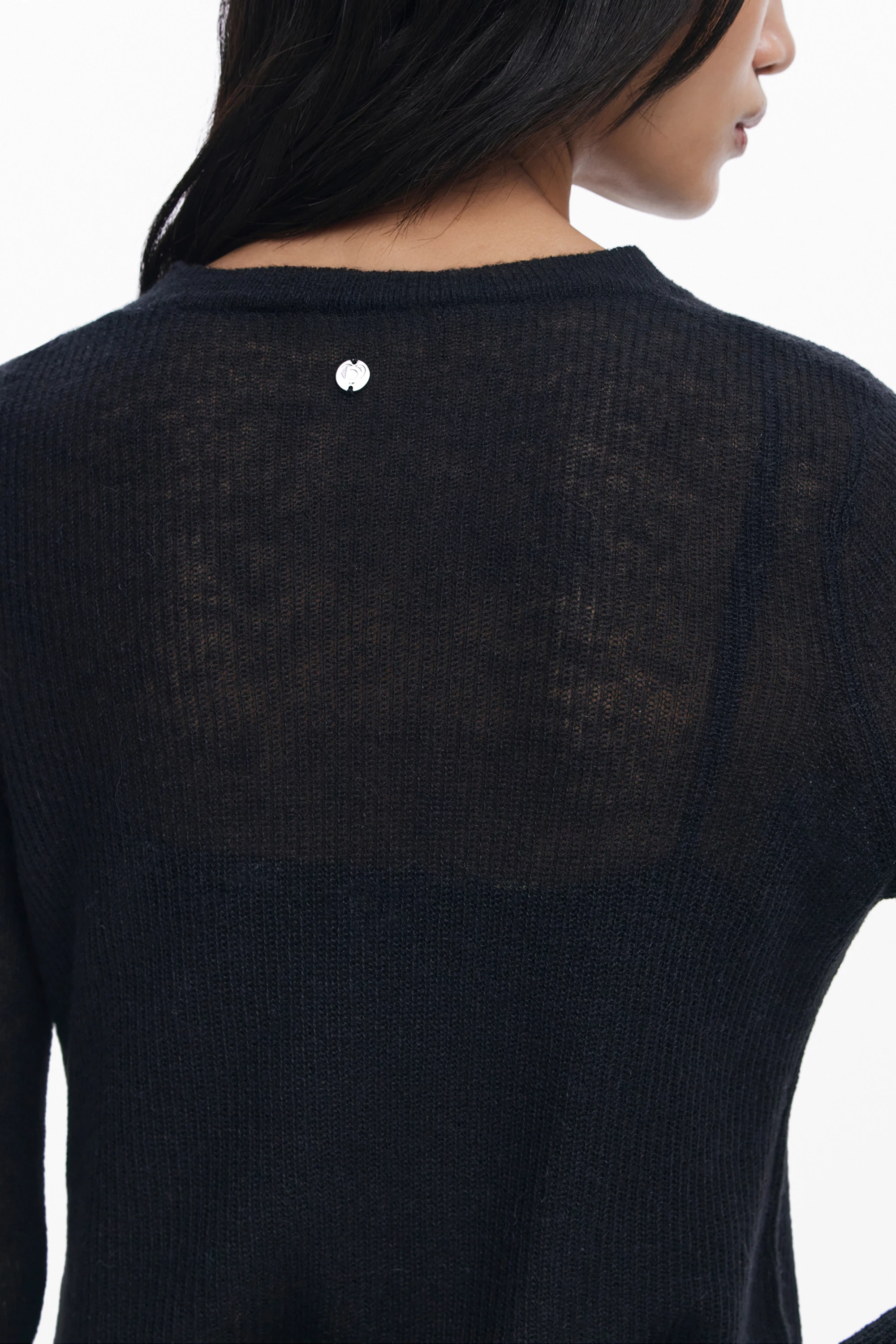 Dolga obleka za ženske, črna DESIGUAL Kala